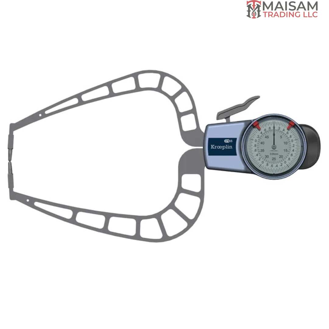 Kroeplin D450 Mechanical External Measuring Gauge, Range 0-50mm
