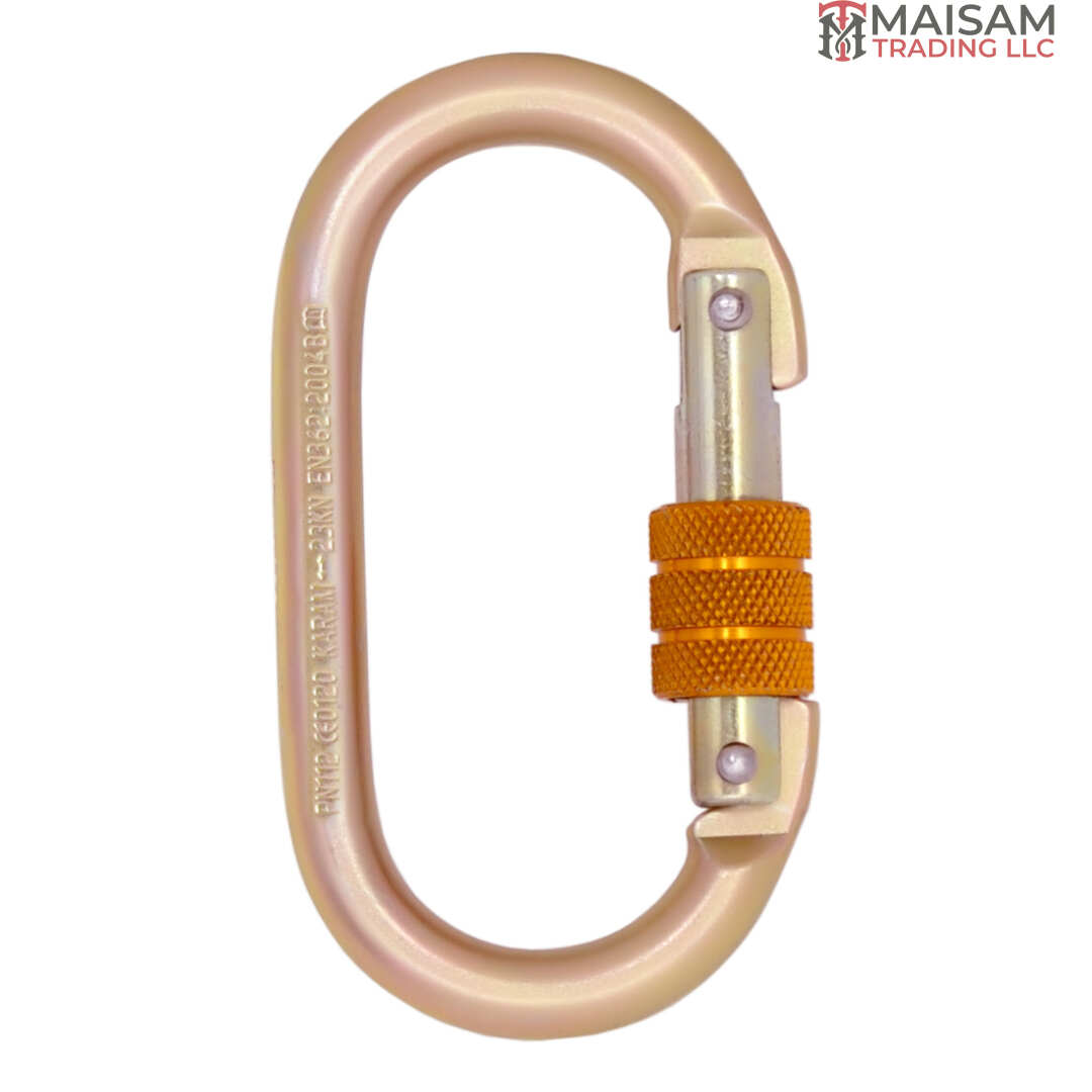 KARAM PN 112 Steel Screw Locking Karabiner