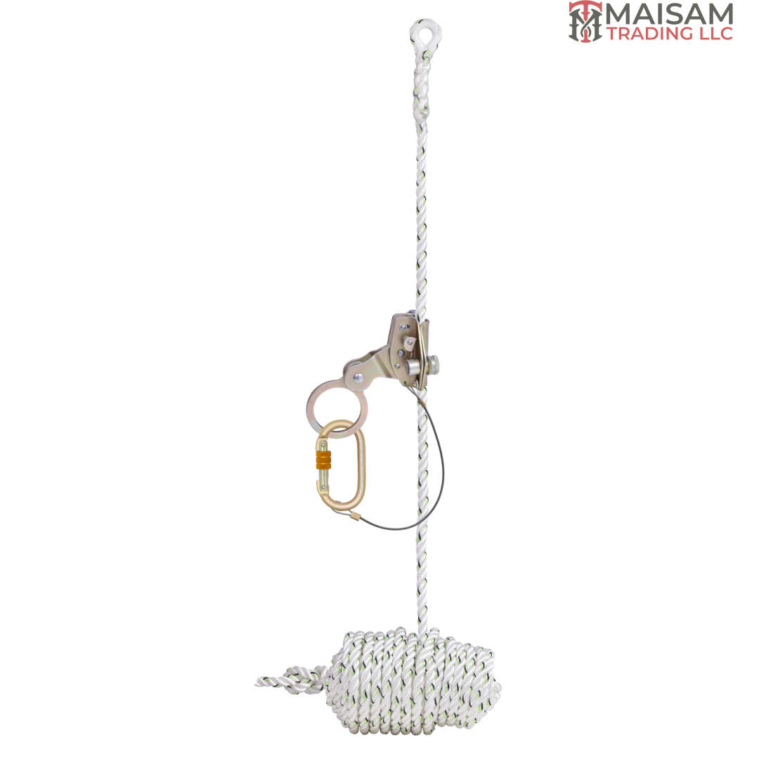 KARAM PN 2007(AP) Detachable Galvanized Steel Fall Arrester on Twisted Rope Anchorage Line