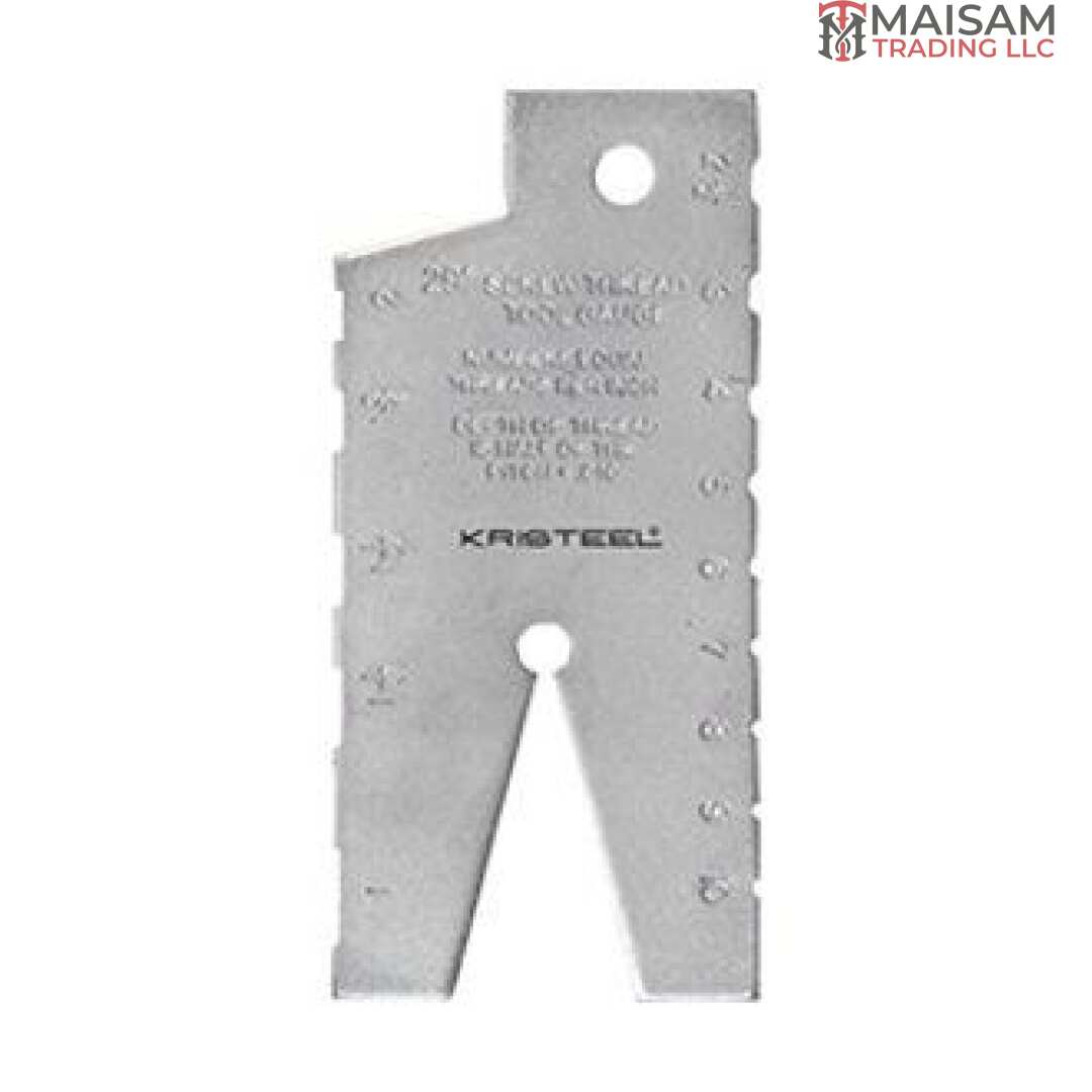 Kristeel 29 Degree Screw Thread Tool Gauge -Model STTG 29 Degree