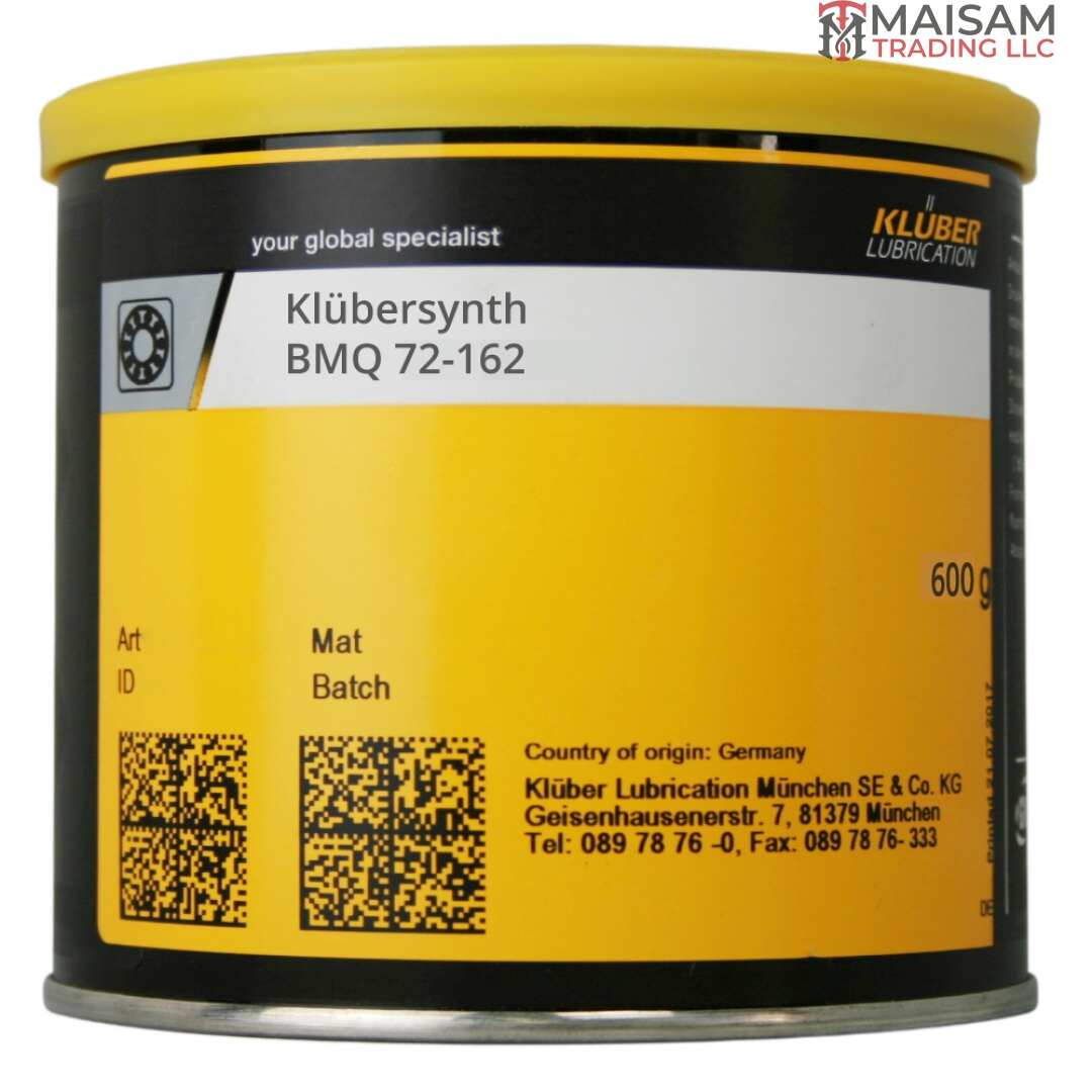 Kluber Klubersynth BMQ 72-162 Long-Term Lubricating Grease 600g Can