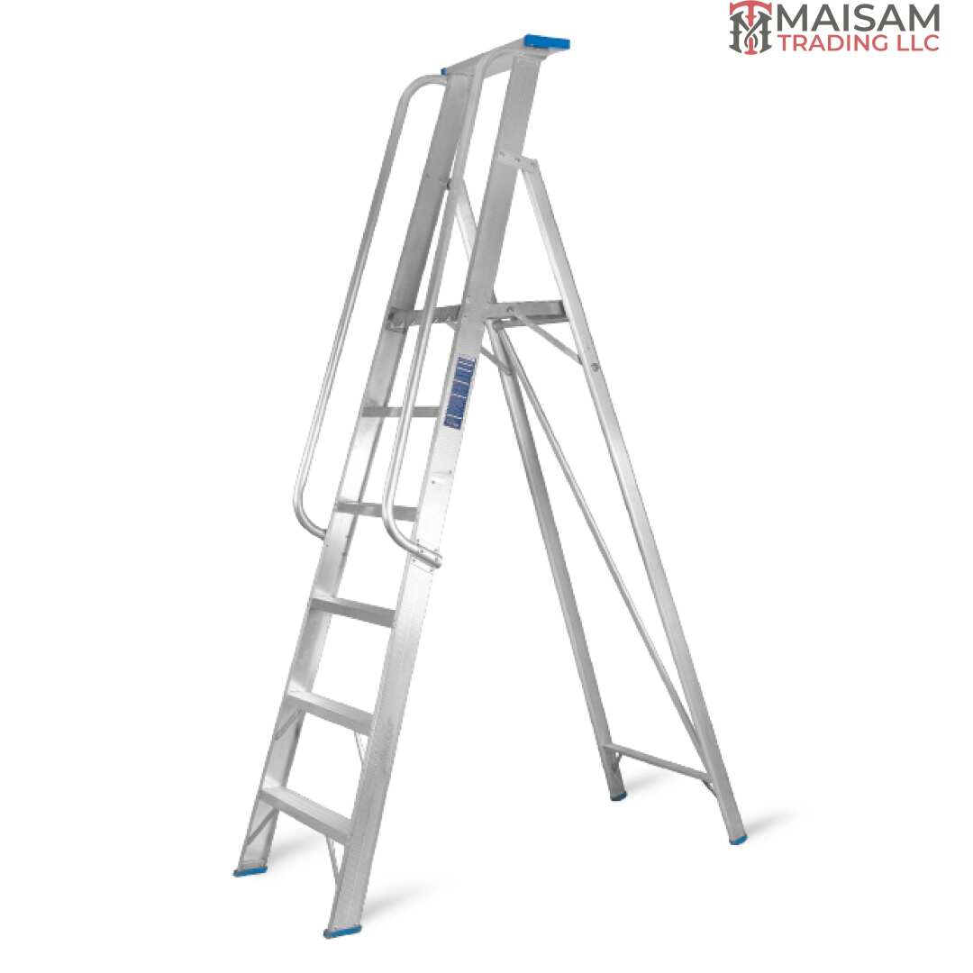 Heavy Duty Platform Aluminium Ladder